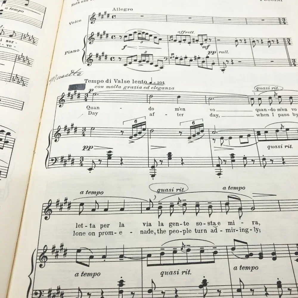 Vintage 1950s‎ Prima Donna's Album Opera Songbook